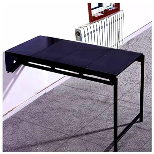 Klappbarer Wandtisch, An Der Wand Befestigter Laptop-Computer-Schreibtisch, Klappbarer Wandtisch, Schreibtisch, Arbeitsstation Mit Ablagefächern for Wand, Schlafzimmer, Büro (Color : D)