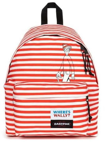 EASTPAK Mochila Where's Wally X Padded Pak'r Color Wally Silk Stripe, Tira De Seda Wally