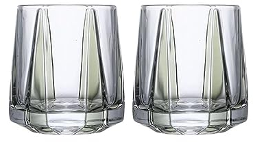PEKJI Bicchiere da Vino Bicchiere da Cocktail Trasparente Bicchiere da Vino Bicchiere da Whisky Senza Stelo 260 ml/8,8 oz