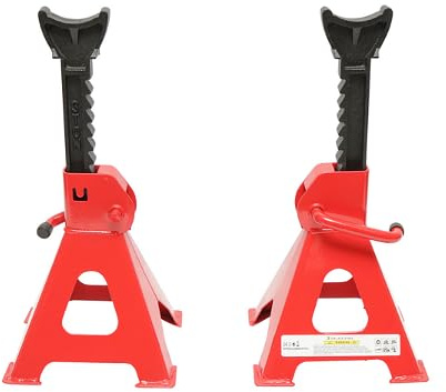 Coppia di Cavalletti per Auto Portata da 3 T Coppia di colonnette di supporto portata 3 tonnellate Breckner Germany