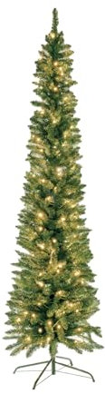 Albero di Natale Peak Tree Slim con 190 led - Altezza 210 cm.