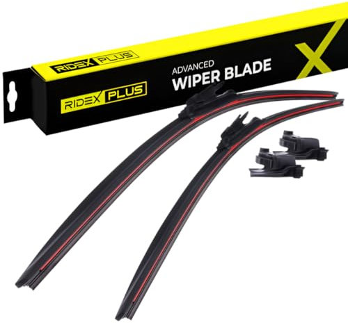 RIDEX PLUS Escobilla Limpiaparabrisas Juego de 2 Escobillas Delante | Tipo de escobilla: Escobilla con hoja plana Sin marco | Longitud 1: 600mm | Longitud 2: 400mm 298W0063P compatible con DS DS 4 II