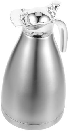 COLLBATH Botella De Agua Fría De Acero Inoxidable 1,5l, Jarra Térmica De Pared Simple, Capacidad Grande, Superficie Lisa Antifugas, Para Hogar y Oficina