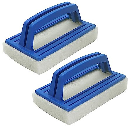 2 Pieces Kits Accessories Include Scrubbing Brush Paddling Pool Brush for Swimming Pool Wall