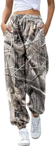 Générique Pantalon de Jogging léger pour Femme Pantalon de Longueur à séchage Rapide Pantalon de survêtement Pantalon de randonnée avec Poches Pantalon Rouge Femme Pantalon de Sport Femme Polyester