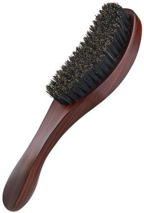 Asheyya Boar Bristle Beard Brush, Wooden Boar Hair Brush for Men for Promoting Hair Growth