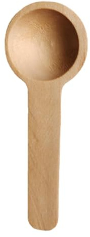 Salt Salt Salt - Scoop en bois massif Spoon | Cuillères à lait en poudre, cuillère en bois au miel, cuillère à café réutilisable Ustensiles de service, cuillère à café en bois pour épices pots assais