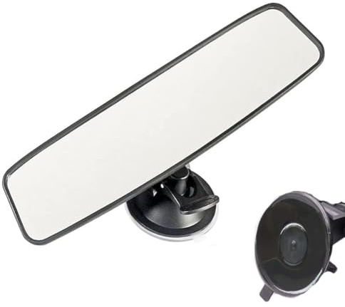 Westspark Car Rear View Mirror for Driving, Universal Driving Instructor Middle Mirror with Suction Cup for Driving Test Lesson (Glue Injection)