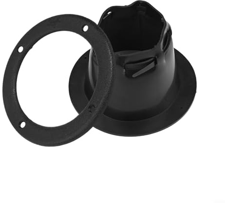 Gaine de câble marine, 11,4 cm de diamètre, protection de fil de direction de tableau arrière de bateau, bouclier en caoutchouc imperméable pour conduites de carburant (noir)