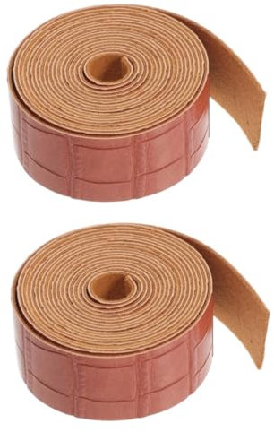 Veemoon 2 Rollos Accesorios De Palma Cuero Cordón Elaboración Cable Banda Envase Suministros Para Fabricar Cinturón Cordel