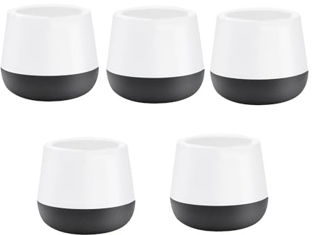 Giuneuow Pots Succulents Pot de Plante à Arrosage Automatique de 3 Pouces Pots de Jardinière de Cactus avec Mini Pots de Drainage pour Toutes Les Plantes D'Intérieur 6 Pièces 6 Pièces