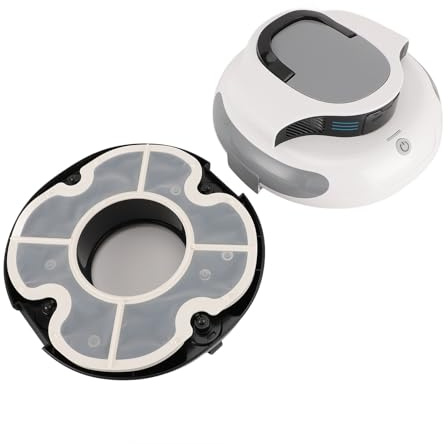 Naroote Aspirateur de Piscine, Stationnement Automatique Parking, Nettoyeurs de Piscine Robotiques pour la sur Le Sol (Prise UE)