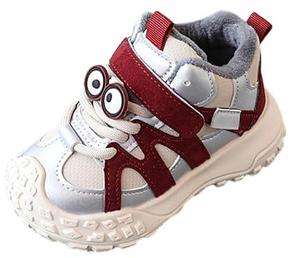 Baskets pour bébé de 1 à 6 ans - Chaussures d'apprentissage pour bébé garçon et fille - Chaussures de sport souples - Respirantes - Chaussures de marche confortables - Chaussures de course pour bébé