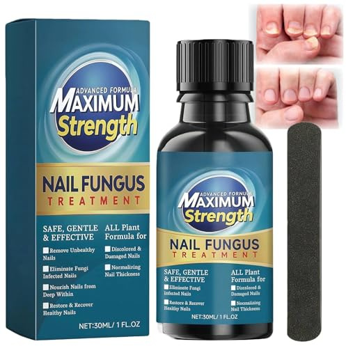 DUSKLYT Extra Strong Fungal Nail Treatment for Toenails, 30ml Antifungal Solution | Effective Nail Fungus Remover | Repair and Strengthen Damaged Toe Nails