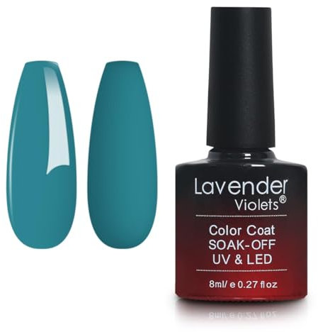 Lavender Violets 8ml Gel Nail Polish Snorkel Blue UV LED Soak Off Nail Art Manicure Pedicure D306