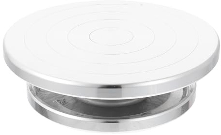 VILLCASE Plataforma Giratoria Cerámica Para Escultura Herramienta De Torno Para Arcilla 5.90X5.90X1.85In Mesa Giratoria Estable Para Manualidades Y Artesanía De Cerámica