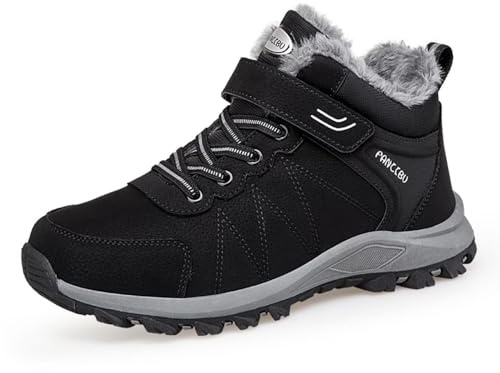 Moudn Bottes de Neige Femme Chaude Fourrées Bottes Hiver Femmes Imperméable Chaussures de Randonnée Femme Antidérapant