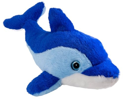 Carl Dick Dauphin Bleu avec Yeux Scintillants, Peluche, Animal en Peluche 44cm 3580