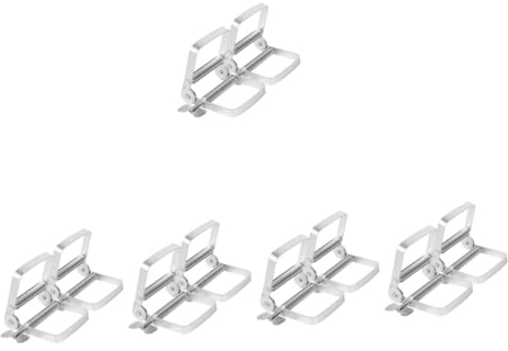 Beaupretty 10 Stk Zahnpastaspender cosmetic kosmetiktäschchen zahnpastaquetscher Zahnpasta-Quetscher Zahncremepresse Clip für Pigmentpaste Färbecremepresse Tubenquetscher Aluminium ()