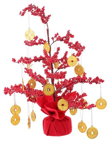 RORPOIR Feng Shui Glück Chinesisches Neujahr Ornament Chinesischer Stil Frühlingsfest