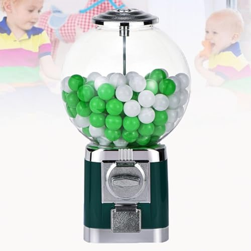 Máquina expendedora de chicles, minimáquina de chicles, dispensador de pelotas de juguete para gadgets, base metálica y mecanismo de monedas de giro libre, para tiendas de videojuegos y tiendas mino