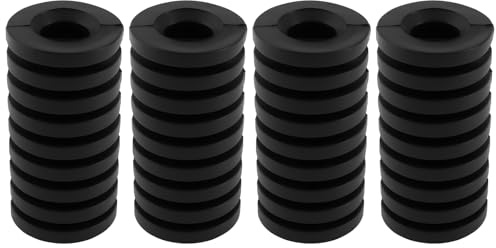 Briny River 4 Pcs Motor Bike Gear Lever Rubber Sleeve 40x20x8mm 543952 for Motorcycles Black
