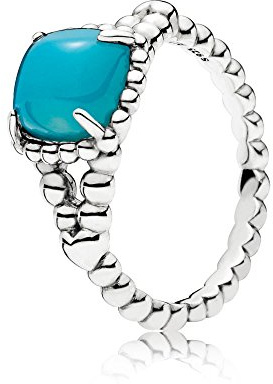 Pandora Damen-Solitärring 925 Sterlingsilber mit Ringgröße 54 (17.2) 197188NSC-54