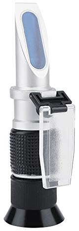 Professionelle 0~90% Genaue Brix Refraktometer Handheld Bier Milch Fruchtsaft Zucker Tester Meter Dual Skala