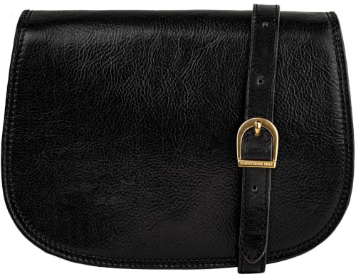 Time Resistance Leder Umhängetasche Damen - Messenger Bags - Schultertasche - Ledertasche - Damen Tasche - Crossbody Bag