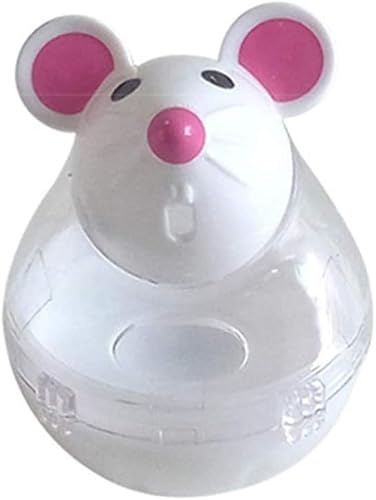 Cat Treat Feeder Snack Balls Food Dispenser for Treat Mouse Shape Training Interactive for Cats