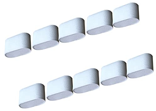 CIMAXIC 10stücke Uhren-präsentationskissen Armbandkissen Uhren-organizer Kettenkissen Armreif-präsentationsständer Flanell-material Weiß Langlebig Leicht