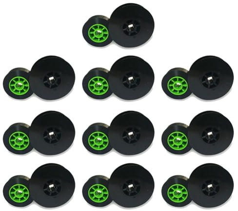 asdfs 10 Stück -IR50B Farbband Schwarz für MAX LETATWIN Kabel-ID-Drucker, Elektronische Beschriftungsmaschine -550A/E, 00709730A2