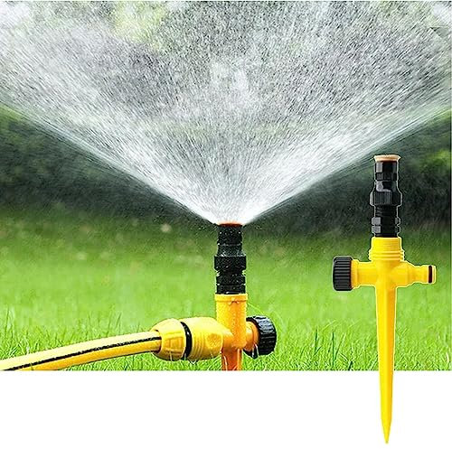 360° Rotation Auto Irrigation System Garden Lawn Sprinkler Patio, Adjustable Multifunction Garden Sprinkler for Outdoor Grass Garden Yard Lawns, Lawn Sprinkler Garden Sprinkler (1PC) (1PC)