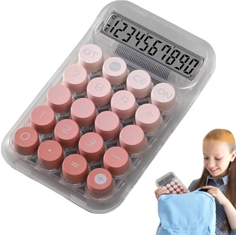 Teclado mecánico de la calculadora, calculadora de colores