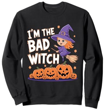 Halloween-Hexe Ich bin die böse Hexe Halloween Sweatshirt