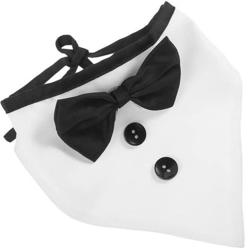 Happyyami Hundehalsband Großer Schal Vielseitiges Haustier-hochzeits-Outfit-Accessoire