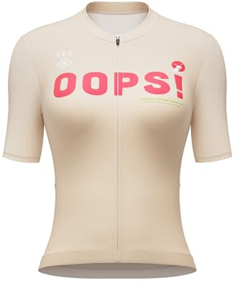 INBIKE Cykeltröja, cykeltröja, dam, sommar, kortärmad med 3 fickor, andas, snabbtorkande, cykelsport, kvinnor, WW585, ROSA, M