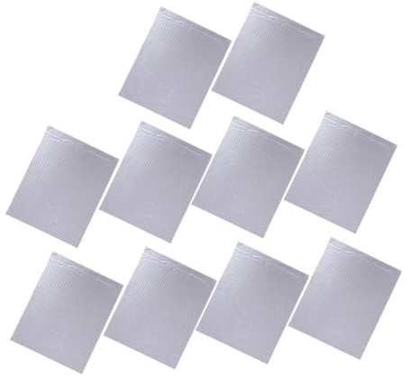Lurrose 10pièces Tapis Insonorisant Pour Voiture Isolation Capot Plancher Tapis Phonique Thermique Voiture Insonorisation Isolation Moteur Toit