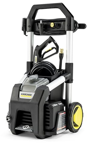 Kärcher Pressure Washer K1700B, CETA Certified, 3 Spray Nozzles, Detergent Tank, for Cars, Driveways, Siding, Patios, 1.2 max. GPM
