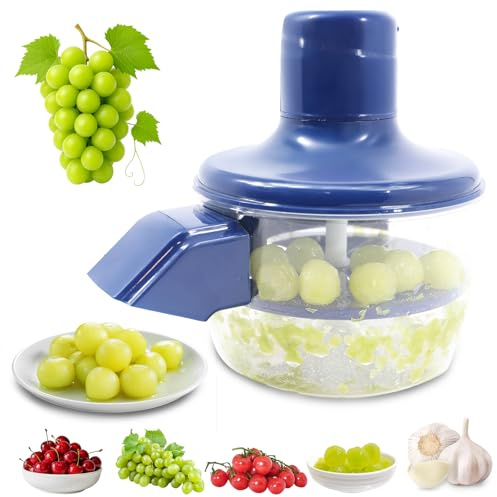 Automatic Garlic Peeling Machine, Electric Peeler for Fruit and Vegetables, Rechargeable Kitchen Tool for Garlic, Grapes, Tomatoes, Cherries, Family Friendly Fruit Peeler Machine