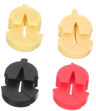 Geigen Dämpfer aus Gummi 4 Stück für Violine, Übungsmodell | Lautstärke, Weicher Klang, Flexibel und Leicht Montierbar, für Anfänger und Brücke