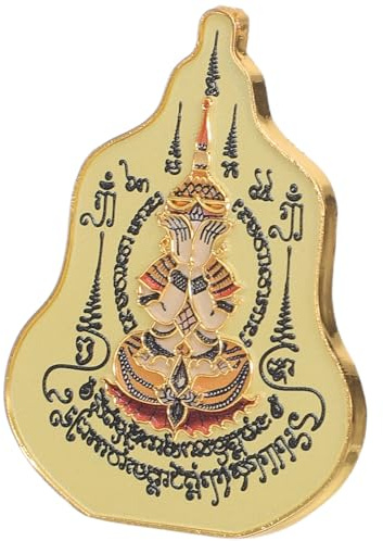 LIGIGWASH Thai Buddha Kylskåpsmagnet Handmålad Souvenir för och Hem Dekorativ Vitbräda Magnet Elegant Thailand Reseminne med Stark Magnet Present och Samlarobjekt