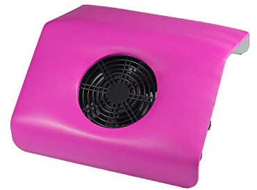 NAILS FACTORY N&BF Staubabsaugung Lila/Violett | Profi Nagelstudio Tischabsaugung geräuscharm | leicht auswechselbarer Staubbeutel | Nagel Staubabsauger für Maniküre & Pediküre