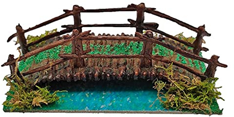 Acan - Puente con río para Portal de Belén 5 x 16 x 9 cm