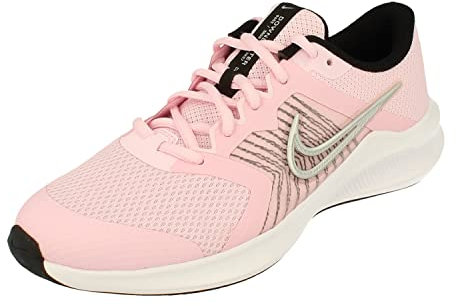 Nike Downshifter 11 GS CZ3949 - Scarpe da Ginnastica, Misura 38,5, Colore: Rosa Schiuma Argento Metallizzato 605