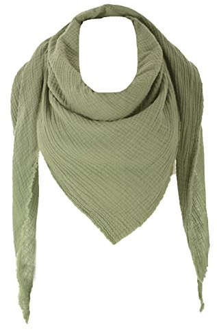 stylx XXL Tuch 23 Farben Farbwahl Halstuch Musselintuch Musselin Damen Damenhalstuch Dreieckstuch Schal Herren Männer Frauen Herrenhalstuch Dreieckig leicht (einlagig)