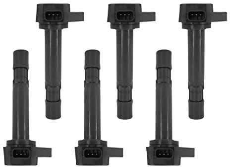 Marsram Ignition Coil Pack UF242 Compatible with Honda & Acura, 2000-2003 Accord 3.0L, 1999-2010 Odyssey 3.5L, 1999-2008 TL 3.2L, 2007-2008 TL 3.5L, 2005-2006 RL 3.5L, 2002-2003 CL 3.2L V6, C1221 6PCS