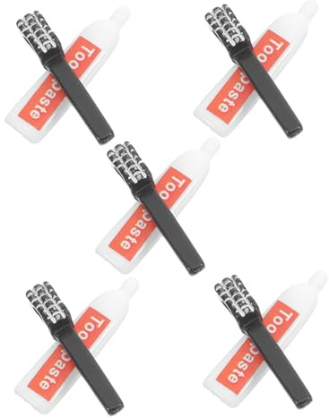 Operitacx 30stücke Teiliges Miniatur Harz Charms Zahnbürste Zahnpasta Dekorative Accessoires Geeignet Für Handyhüllen Fotorahmen Kleine Bastelprojekte Und Mini-hausdekoration