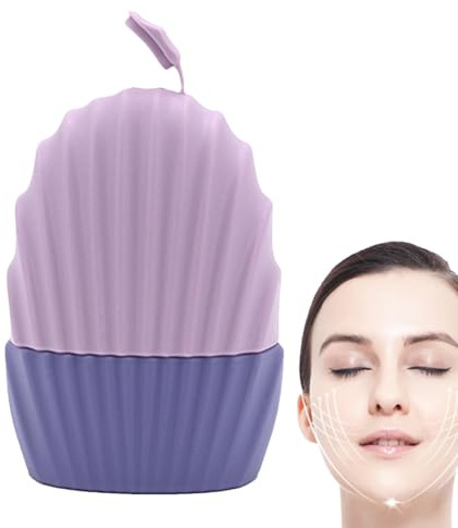 Lueear Ice For Face, Ice Face Massager, Reusable Ice Facial Roller Ice Holder, Silicone Roller For Pores Skin Reduce Puffiness