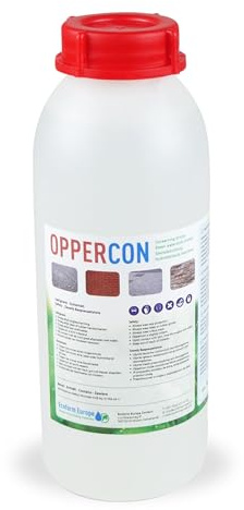Ecoform Oppercon Steinimprägnierung Außen & Innen - Wasserabweisend für Beton und Stein - Langfristiger Schutz - Steinversiegelung - 1 Liter